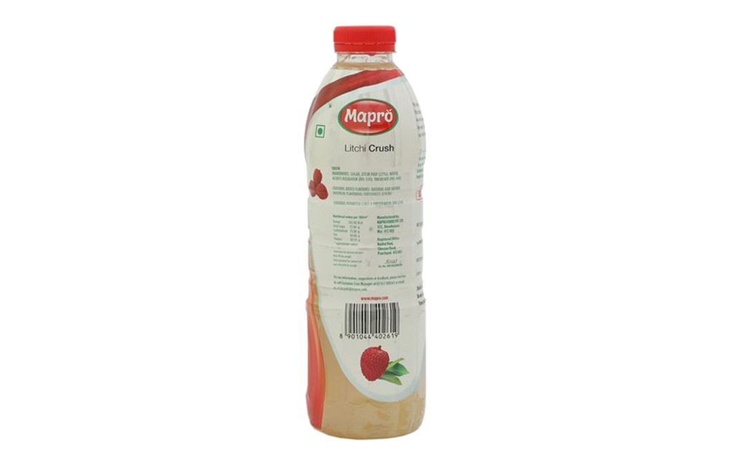 Mapro Litchi Crush    Plastic Bottle  1 litre